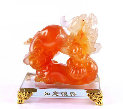 【樹脂如意貔貅擺件 鎮宅招財產品 家居工藝品擺設 仿玉產品】價格,廠家,圖片,塑料、樹脂工藝品,梅州市客家藝博城-
